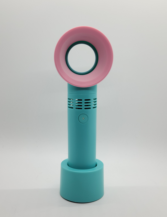 Bladeless Fan (pink and teal)